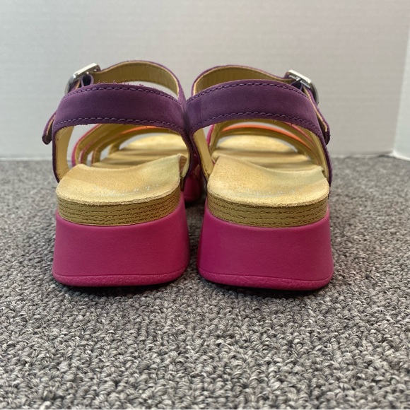 Dansko Roxie Women's Sandals Rainbow Milled Nubuck Strappy Comfort Vibrant 37 - Picture 6 of 10